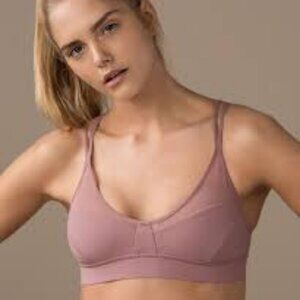 adidas by Stella McCartney Dusty Mauve Sports Bra Medium